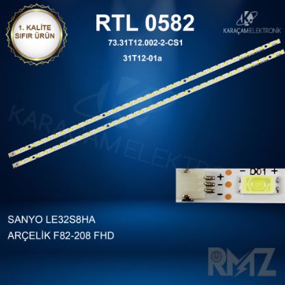 SANYO LE32S8HA LED BAR, 31T12-01A - WT-31T12001-MXB6X-X-1-05L-7629 ,  LEXTAR 31T12-01A  resmi