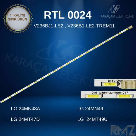 LG 24MN48A , 24MN49 LED , 24MT47D , 24MT49U , 24TK410U LED BAR resmi