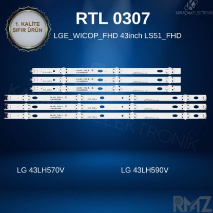 LG 43LH570V, 43LH590V, LED BAR, BACKLIGHT, LGE_WICOP_FHD 43inch LS51_FHD , 43LH51_FHD , SSC_43inch_FHD SIFIR LED BAR resmi