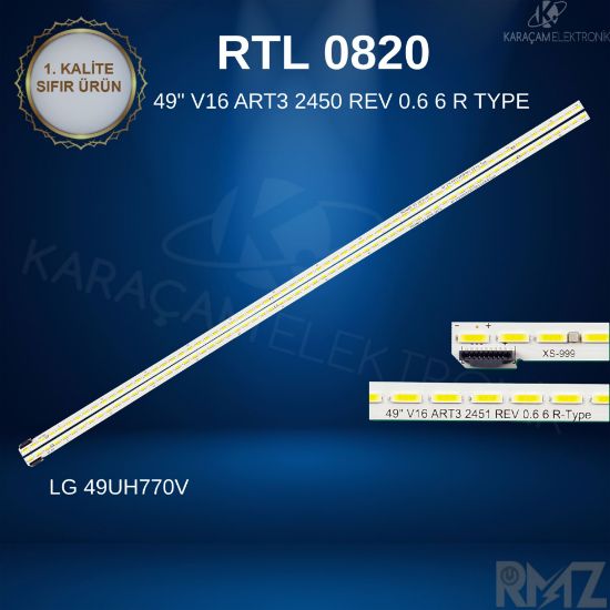 LG 49UH770V LED BAR, 6922L-0191A, 49" V16 ART3 6916L2450A, 6916L2451A, LC490EQF FJ M1 LG 49UH770V LED BAR  resmi