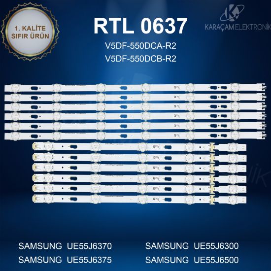 SAMSUNG UE55J6370SU LED BAR , V5DF-550DCA-R2, V5DF-550DCB-R2 resmi