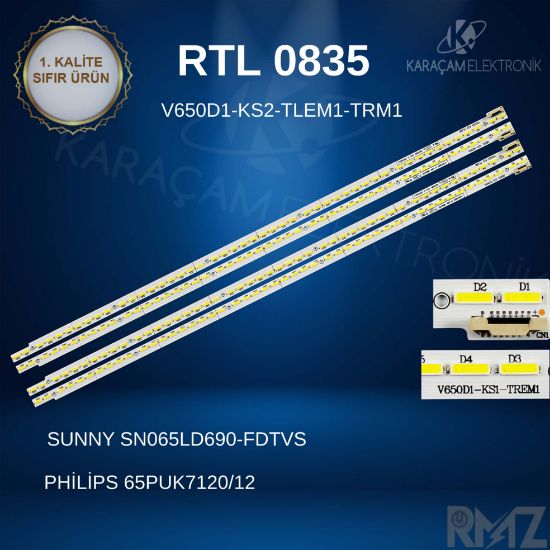 SUNNY SN065LD690-FDTVS LED BAR , Philips 65PUK7120/12 resmi