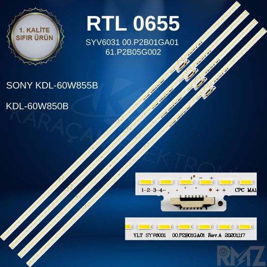 SONY KDL-60W855B, KDL-60W850B LED BAR, SYV6031 00.P2B01GA01 61.P2B05G002, YLT-SYV6031, 00.P2B01GA01-REV.A-20131014 resmi