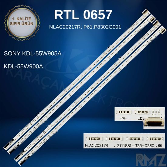 SONY KDL-55W905A LED BAR , KDL-55W900A,  NLAC20217L, NLAC20217R, P61.P8302G001 resmi
