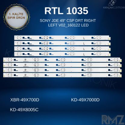 Sony JDE 49" CSP DRT RIGHT LEFT v02_160122 LED,XBR-49X700D,KD-49X7000D,KD-49X8005C resmi