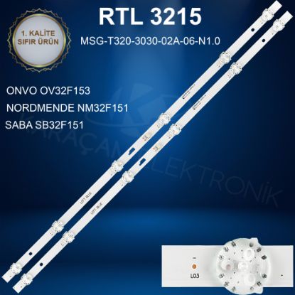 ONVO OV32F153 LED BAR  , NORDMENDE NM32F151 LED BAR , SABA SB32F151 LED BAR  resmi