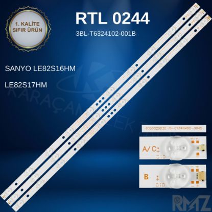 SANYO LE82S16HM LED BAR, 3BL-T6324102-001B, 3BL-T6324102-21, 3BL-T6324102-002B resmi