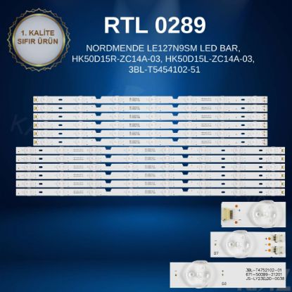 NORDMENDE LE127N9SM LED BAR, HK50D15R-ZC14A-03, HK50D15L-ZC14A-03, 3BL-T5454102-51 resmi