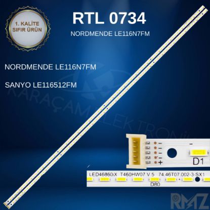 NORDMENDE LE116N7FM LED BAR, SANYO LE116S12FM resmi