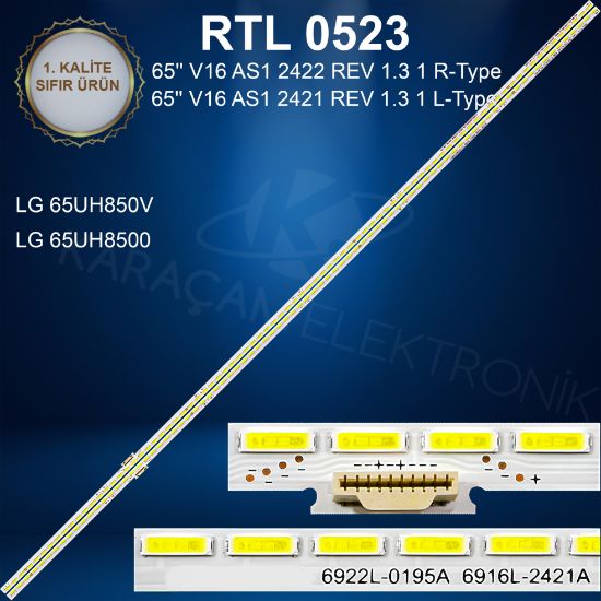 LG 65UH850V LED BAR , LG 65UH8500, 6916L-2421A, 6916L-2422A resmi