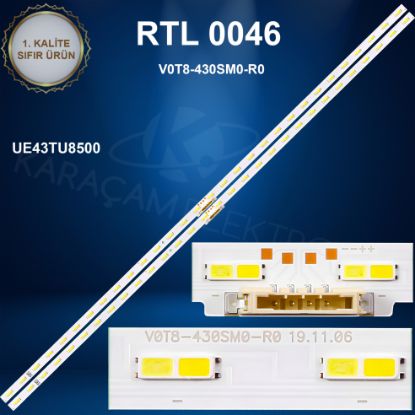 SAMSUNG UE43TU8500 LED BAR , BN96-50377A, V0T8-430SM0-R0,LM41-00863A resmi