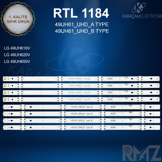 LG 49UH610V LED BAR , 49UH620V LED BAR, 49UH61_UHD_A TYPE,49UH61_UHD_B TYPE resmi