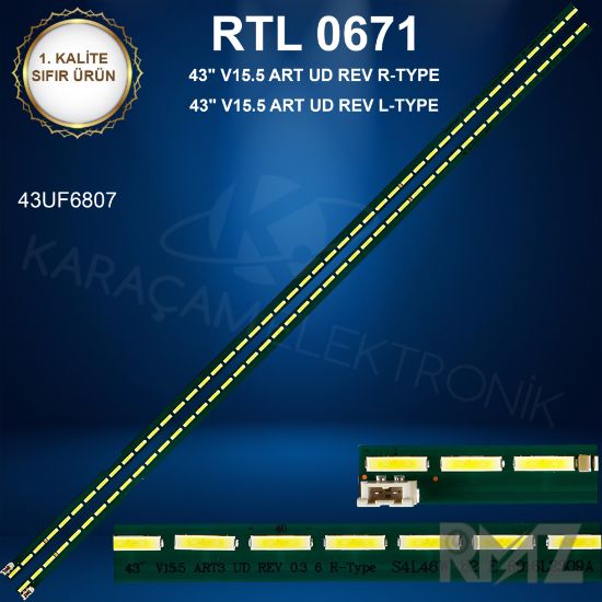 LG 43UF6807-ZA.BPDYLJP LED BAR ,LG  43UF6430 LED BAR , LG 43UF6800-CA LED BAR  resmi