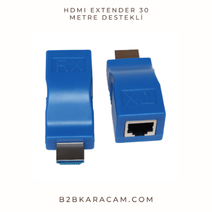 HDMI Extender 30 Metre Destekli resmi