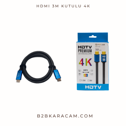 HDMI 3M KUTULU 4K resmi