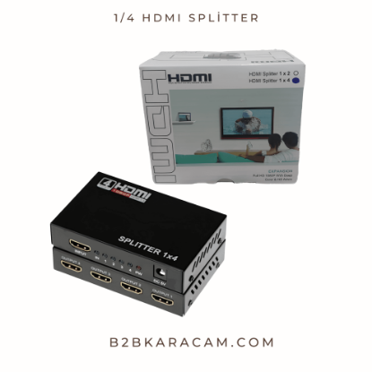 1/4 HDMI Splitter resmi