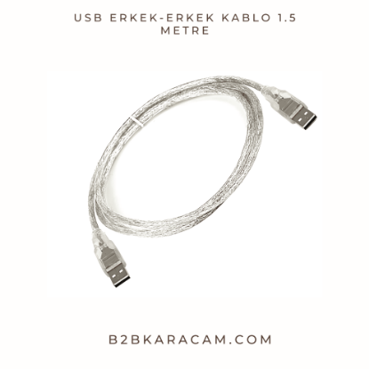 USB Erkek-Erkek Kablo 1.5 metre resmi