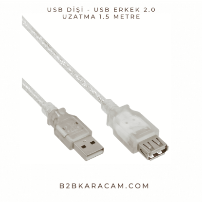 USB Erkek-Dişi Uzatma 1.50m  resmi