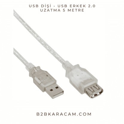 USB Erkek-Dişi Uzatma 5m resmi