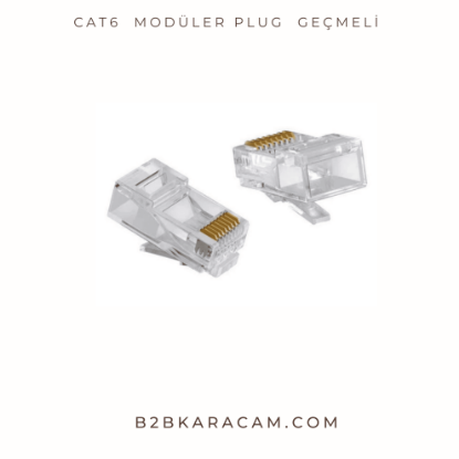 CAT6  Modüler Plug  Geçmeli  resmi