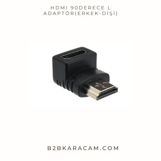 HDMI 90Derece L Adaptör(Erkek-Dişi) resmi