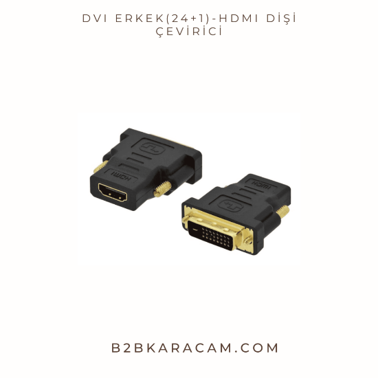 DVI Erkek(24+1)-HDMI Dişi Çevirici resmi