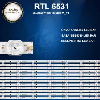 ONVO OV65350, SABA SB65350, NORDMENDE NM65350 , REDLİNE PREMİUM 4K 65  LED BAR,REDLİNE RT65 LED BAR  resmi