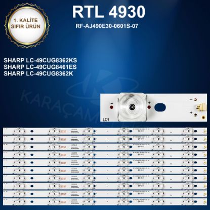 SHARP LC-49CUG8362KS LED BAR, SHARP LC-49CUG8461ES LED BAR, SHARP LC-49CUG8362K LED BAR resmi