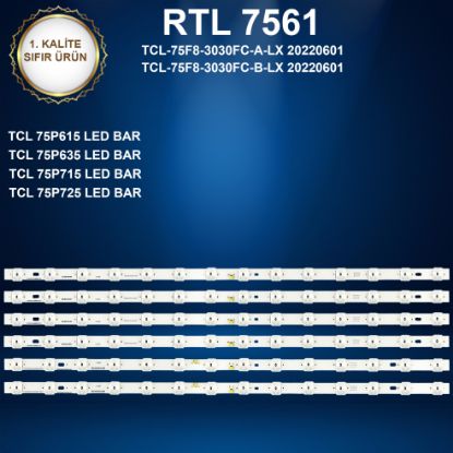 TCL 75P615 LED BAR,TCL 75P635 LED BAR,TCL 75P715 LED BAR,TCL 75P725 LED BAR resmi