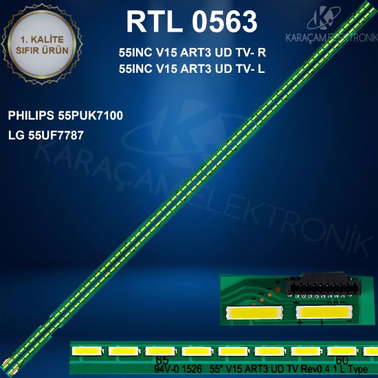 LG 55UF7787 LED BAR, PHILIPS 55PUK7100 LED BAR,  resmi