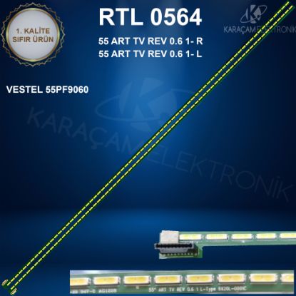 VESTEL 55PF9060 LED BAR, PHİLİPS  55PFL6097K LED BAR, PHİLİPS 55PFL6007K LED BAR  resmi