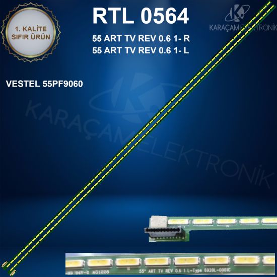 VESTEL 55PF9060 LED BAR, PHİLİPS  55PFL6097K LED BAR, PHİLİPS 55PFL6007K LED BAR  resmi