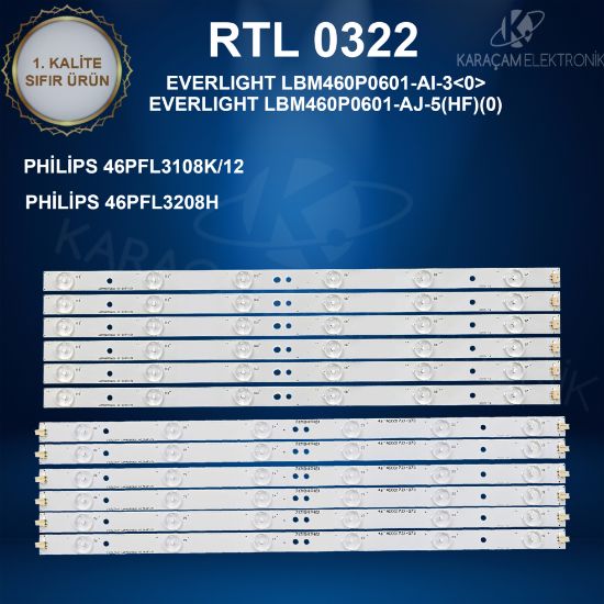 PHİLİPS 46PFL3108K/12 LED BAR,PHİLİPS  46PFL3118K/12 LED BAR , PHİLİPS 46PFL3208H LED BAR  resmi