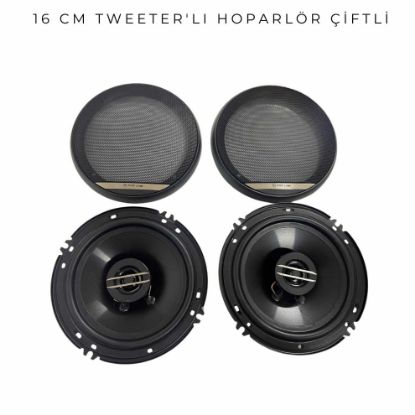 16 CM TWEETER'LI HOPARLÖR ÇİFTLİ resmi