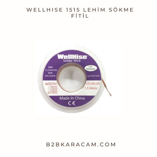 Wellhıse 1515 Lehim Sökme Fitil resmi