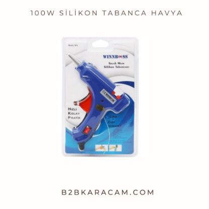 100W SİLİKON TABANCA HAVYA resmi