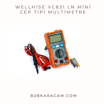 WellHise Vc831 LN Mini Cep Tipi Multimetre resmi