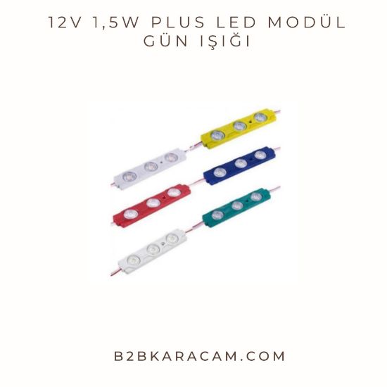 12V 1,5W Plus Led Modül Gün Işığı resmi