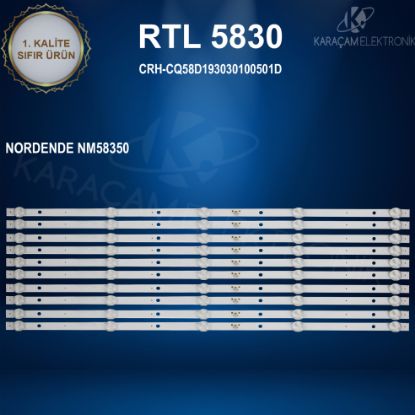 NORDMENDE NM58350 LED BAR , CRH-CQ58D193030100501D  REV1.0 resmi