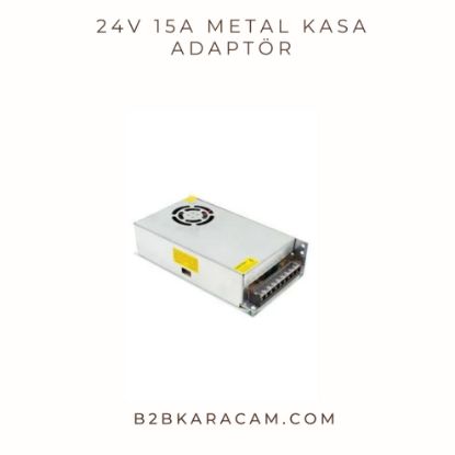 24V 15A Metal Kasa  Adaptör resmi