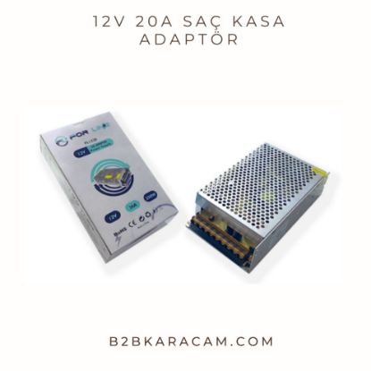 12V 20A SAÇ KASA ADAPTÖR resmi