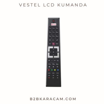 Vestel LCD TV Kumandası - Netflix Tuşlu  resmi