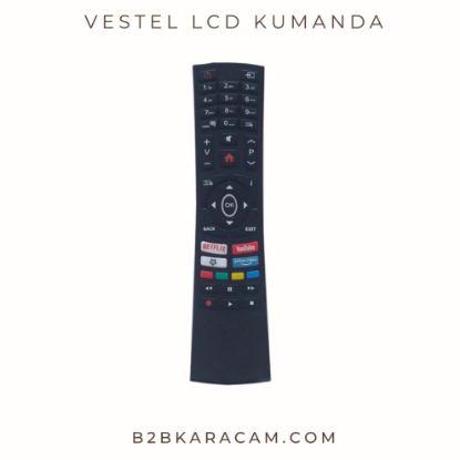 Vestel LCD TV Kumandası - Netflix - Youtube - Prime Tuşlu  resmi