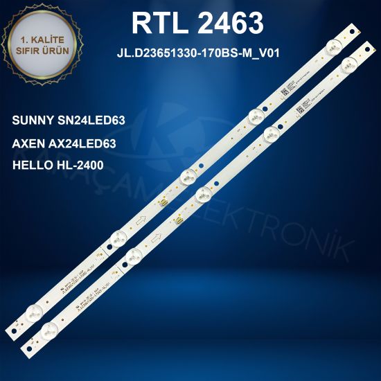 HELLO HL-2400 LED BAR, SUNNY SN24LED63 LED BAR, AXEN AX24LED63 resmi