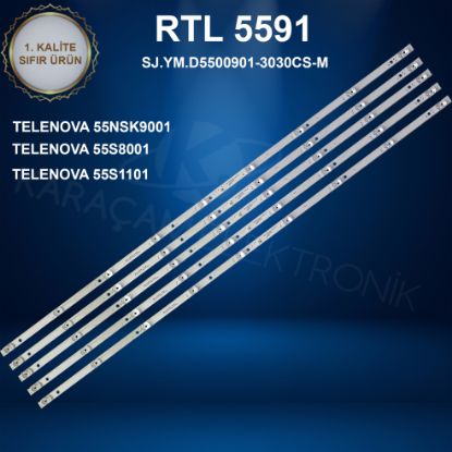 Telenova 55S8001 Led Bar,   Telenova 55S1101 Led Bar, Telenova 55NSK9001 Led Bar  resmi