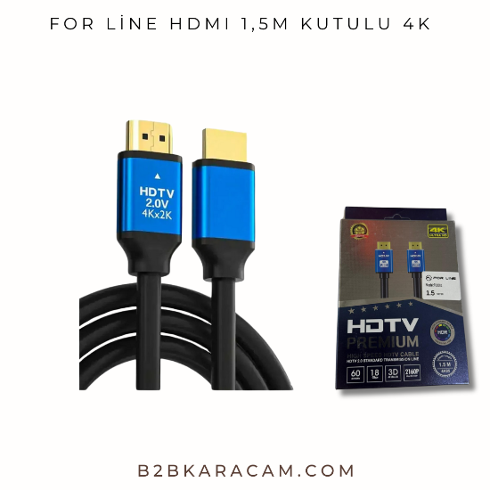 HDMI 1,5M KUTULU 4K resmi