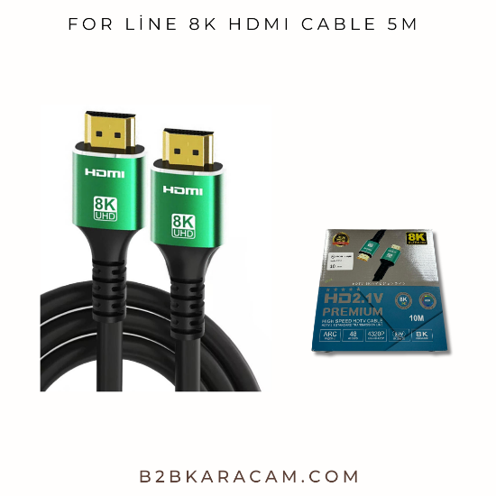 8K HDMI CABLE 5MT resmi