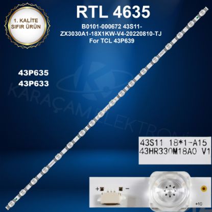 B0101-000672 43S11- ZX3030A1-18X1KW-V4-20220810-TJ  For TCL 43P639 resmi